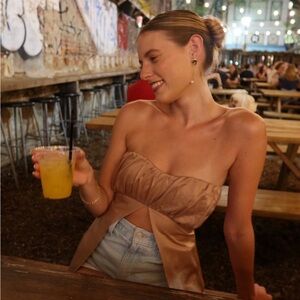 4th & Reckless Strapless Top